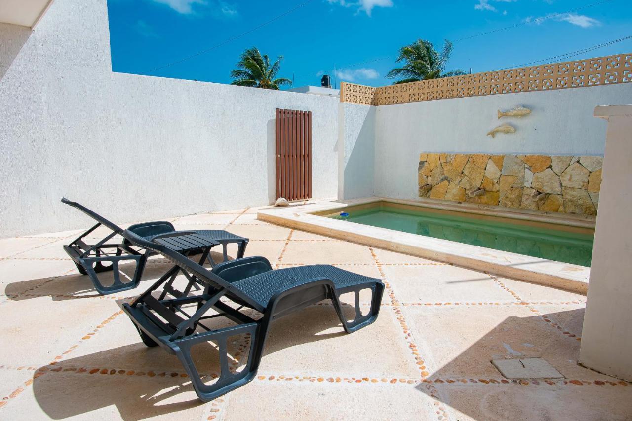 97982 New Modern Villa, Private Pool, High Internet Speed, 2 Blocks From The Beach Chicxulub Exterior photo