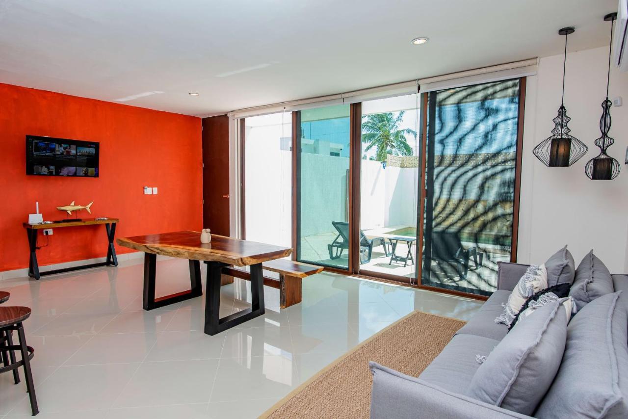 97982 New Modern Villa, Private Pool, High Internet Speed, 2 Blocks From The Beach Chicxulub Exterior photo